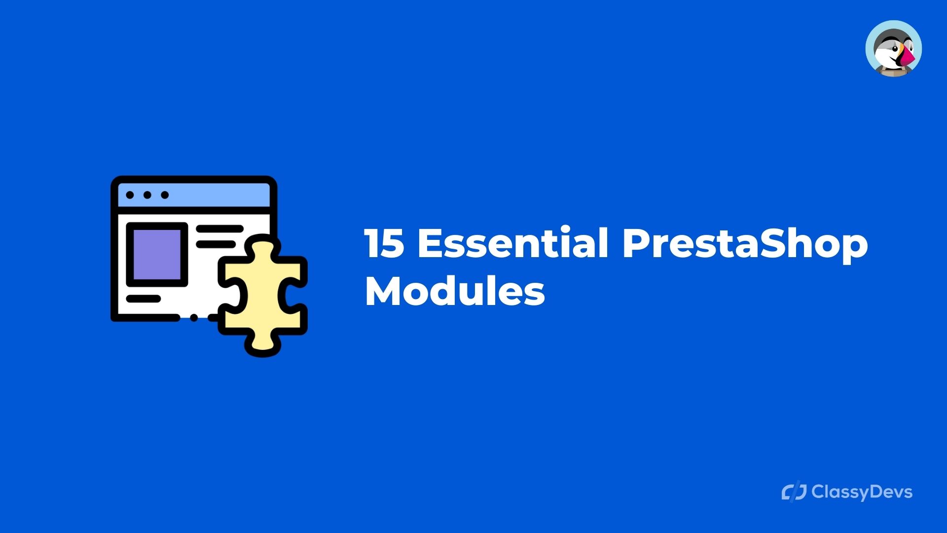 15 Essential PrestaShop Modules