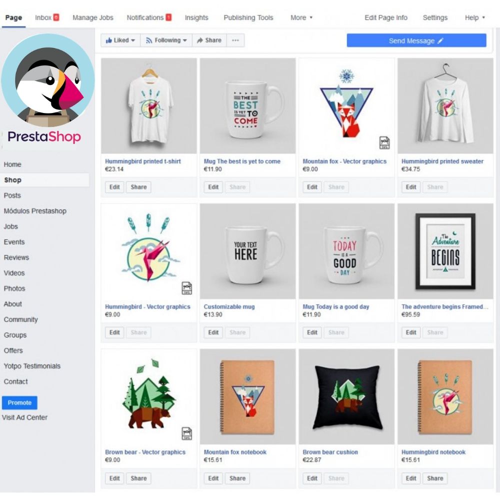 Prestashop Facebook Bundle