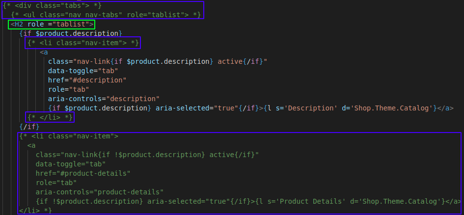 remove product details in Prestashop