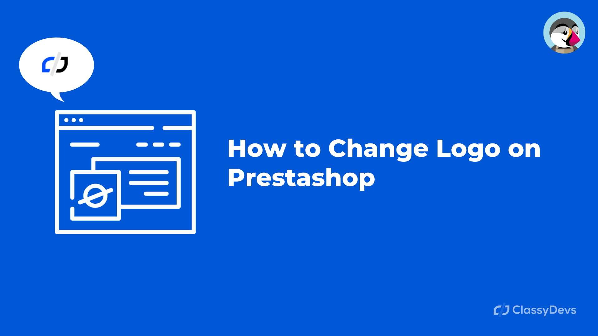 how to change logo on prestashop