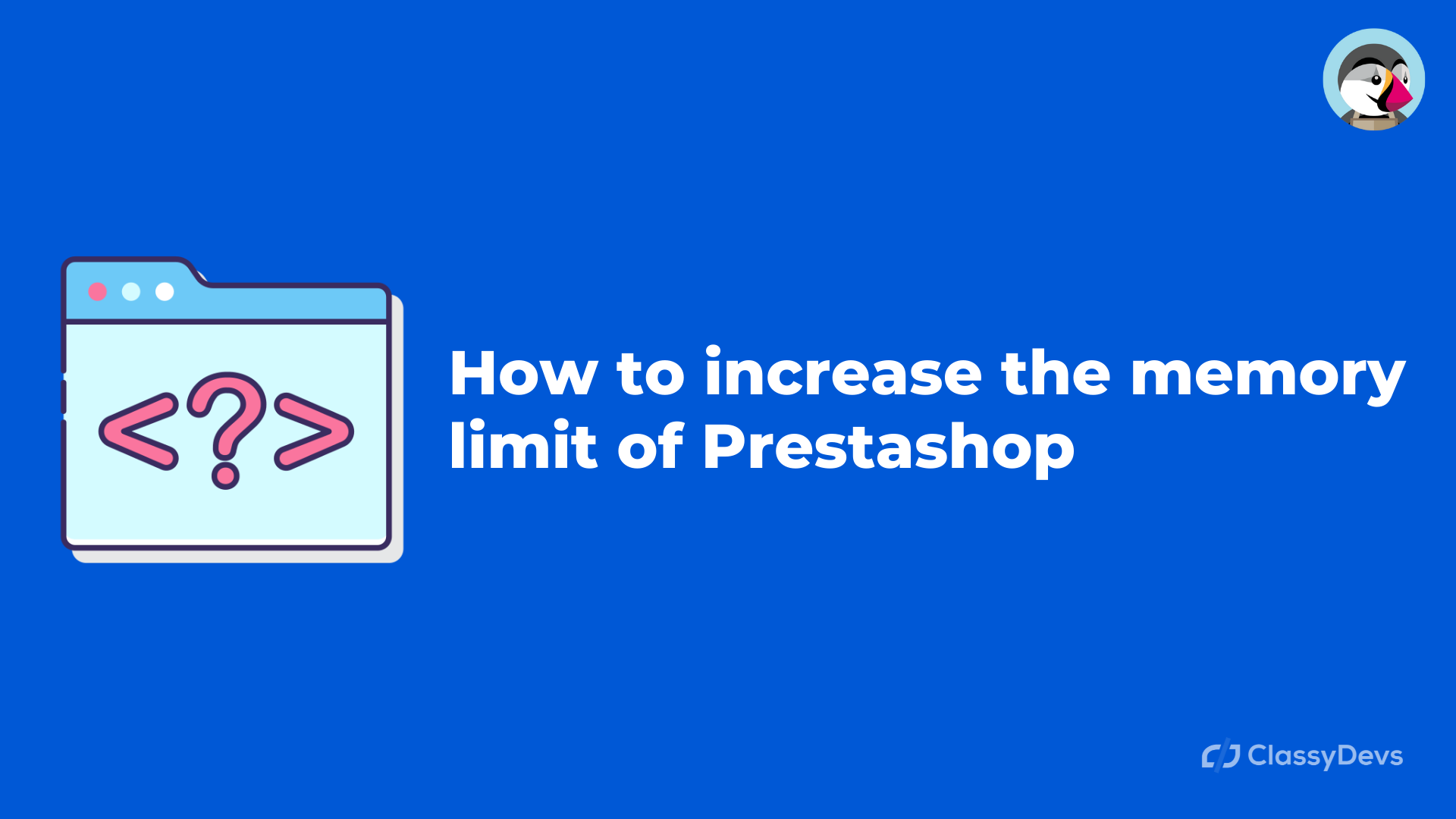 increase the memory limit of Prestashop