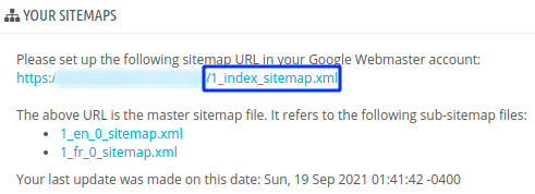 add google sitemap prestashop 