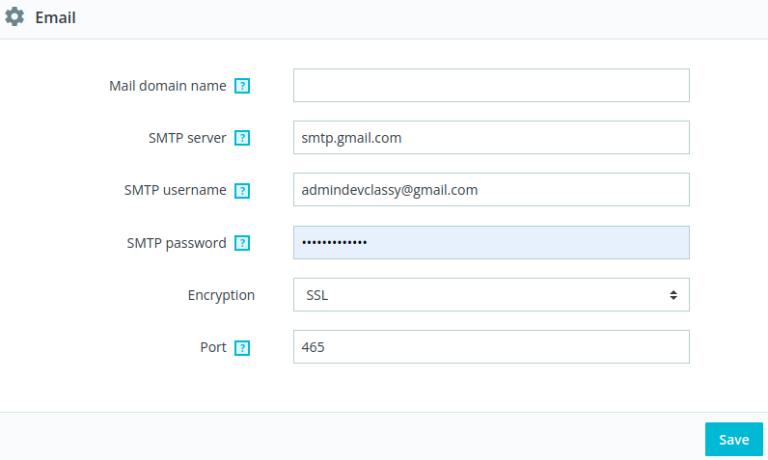 How to Configure the Prestashop SMTP Settings Easily – ClassyDevs