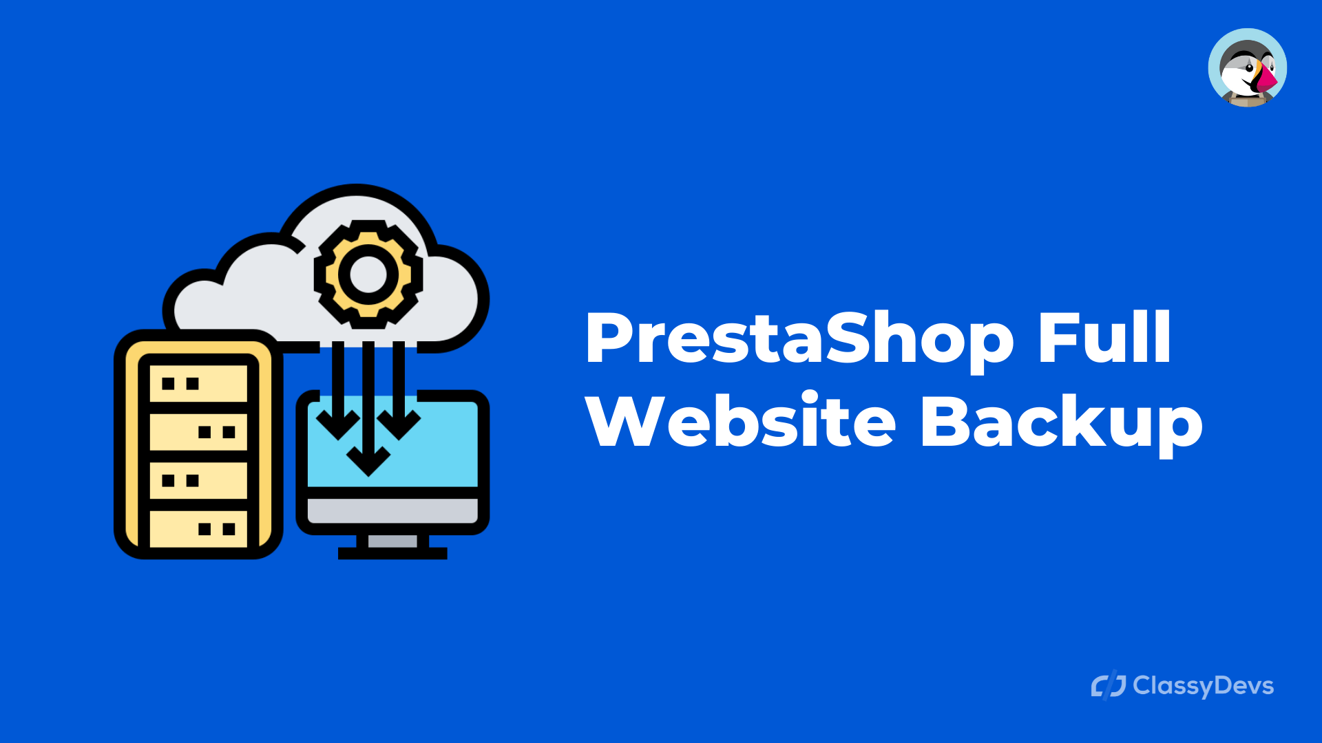 prestashop full website backup
