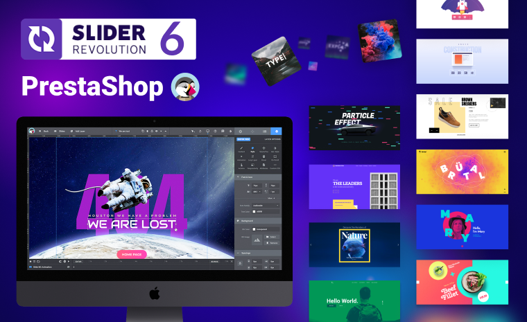 slider revoulution 6 prestashop