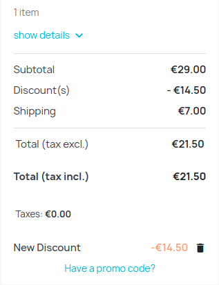 prestashop discount product applied